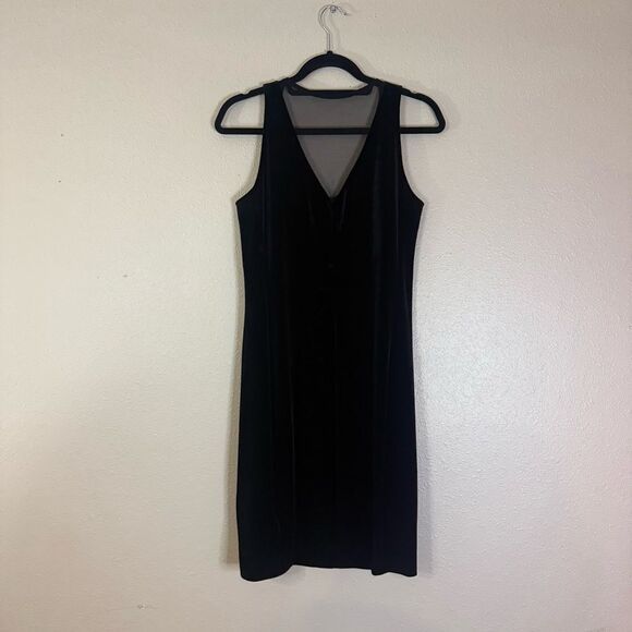 Velvet by Graham & Spencer Black Dress L - Picture 4 of 4